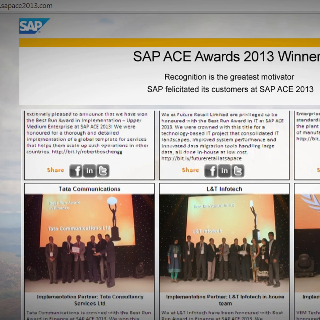 SAP Microsite