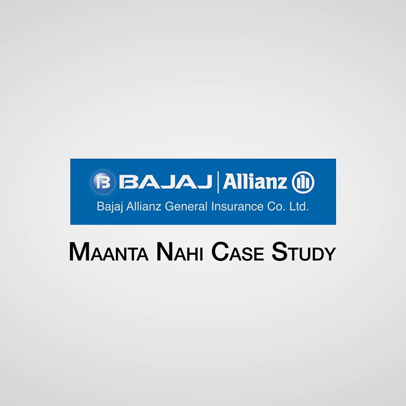 Maanta Nahi Social Media Case Study for Bajaj Allianz- WATConsult